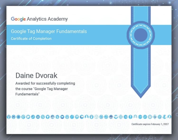 GTM Certificate